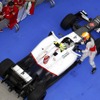 ペレス（車上、ザウバー。3月25日、F1マレーシアGP）