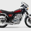 PRUNUS SR400装着例（撮影車両はワイズギアドレスアップパーツを装着）