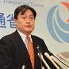スマートインターチェンジ建設に住民の協力を求める、吉田おさむ国土交通副大臣（6日・国交省）