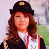 一日副署長の藤木えりさん。