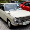 ダットサンや懐かしの日産車が並んだ