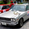 ダットサン、日産の名車がずらりと並んだ