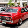 ダットサン、日産の名車がずらりと並んだ