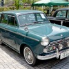 ダットサン、日産の名車がずらりと並んだ
