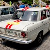 ダットサン、日産の名車がずらりと並んだ