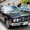 ダットサン、日産の名車がずらりと並んだ