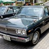 ダットサン、日産の名車がずらりと並んだ