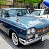 ダットサン、日産の名車がずらりと並んだ