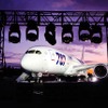 2011年9月、米エバレット工場でボーイングからANAへ、787初号機引き渡しの式典。