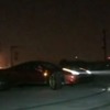 南京の古城壁の上でデモ走行したフェラーリ458イタリア（動画キャプチャー）