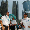 F1が上海のストリートに登場