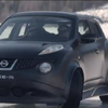 ノルウェーの氷上コースを走行する日産ジューク-R