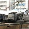 ほぼ全損状態のアストンマーチン One-77の画像を掲載した中国の「weibo.com」