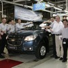 7日、GMのタイ工場で生産が開始された新型シボレー トレイルブレイザー