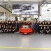 ランボルギーニの本社工場でラインオフし、顧客に引き渡された1000台目のアヴェンタドールLP700‐4