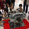 STIで行われた 親子1日講座「車大好き！レーシングカーの“エンジンを分解”してみよう！」