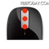 「Sculpt Touch Mouse」のタッチスクロールストリップのボタン操作のイメージ