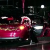 新型マツダ アテンザの量産第1号車としてサプライズで披露されたワゴン