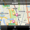 「観光マップ」を単体で起動。いわゆるガイドブックアプリとも違って、やはり地図をメインとしたアプリだ