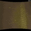 タッチダウン直後の画像。細長く日が射している。両側はキュリオシティの影だ。