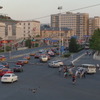 北京市内では自動車道路、自転車道路、歩道という構成が多かった