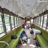 都電荒川線荒川車庫の見学＆フロッタージュ