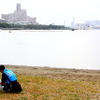 お台場海浜公園で行われた大規模清掃活動のようす