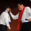 猪木氏による闘魂注入