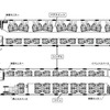634（むさし）型の車内平面図