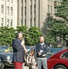 MASERATI DAY開催（写真は第17回より）アドルフォ・オルシJr.氏（左）とマセラティクラブオブジャパンの越湖信一会長（右）