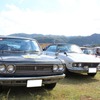 熱海HISTORICA G.P.開催熱海HISTORICA G.P.開催日産・セドリック（左）　マツダ・ルーチェロータリークーペ（右）