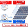 化学強化特殊ガラス“Leoflex”を採用したソーラーパネル