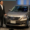 日産・新型ラティオと片桐隆夫副社長