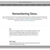 ジョブズを偲んで（http://www.apple.com/stevejobs/）