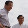 トヨタの豊田社長（右）、日産の志賀COO