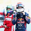 優勝したセバスチャン・ベッテル（レッドブル）