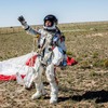 「レッドブル・ストラトス」で地上3万9045ｍの成層圏からのスカイダイビングに成功したフェリックス・バウムガートナー氏
