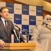 日本ミシュランタイヤ代表取締役社長のベルナール・デルマス氏