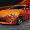 トーヨータイヤのSEMAショーブースに展示されるサイオンFR-S（日本名：トヨタ86）のカスタマイズモデル