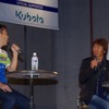 今中大介氏（右）と河口まなぶ氏