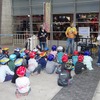 子供向けの自転車講習会も開催された