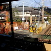 紅葉の時期をむかえる叡山電車沿線