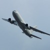 航空自衛隊の空中給油機、KC-767。旅客機のボーイング767がベースとなっている。