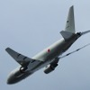 航空自衛隊の空中給油機、KC-767。旅客機のボーイング767がベースとなっている。