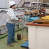 公開実験では「小型SPAR模型」という直径30cm、喫水90cmのものが使われた。
