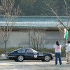 高台寺をスタートするランボルギーニ・400GT