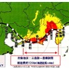 東海地震の際、強く長い地震動が想定される地区