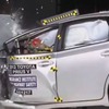 米IIHSのトヨタプリウスαの衝突テスト