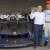トヨタ自動車の豊田章男社長と「モンスター田嶋」こと田嶋伸博選手