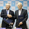 左から、日本医師会　横倉会長、JAXA　立川理事長